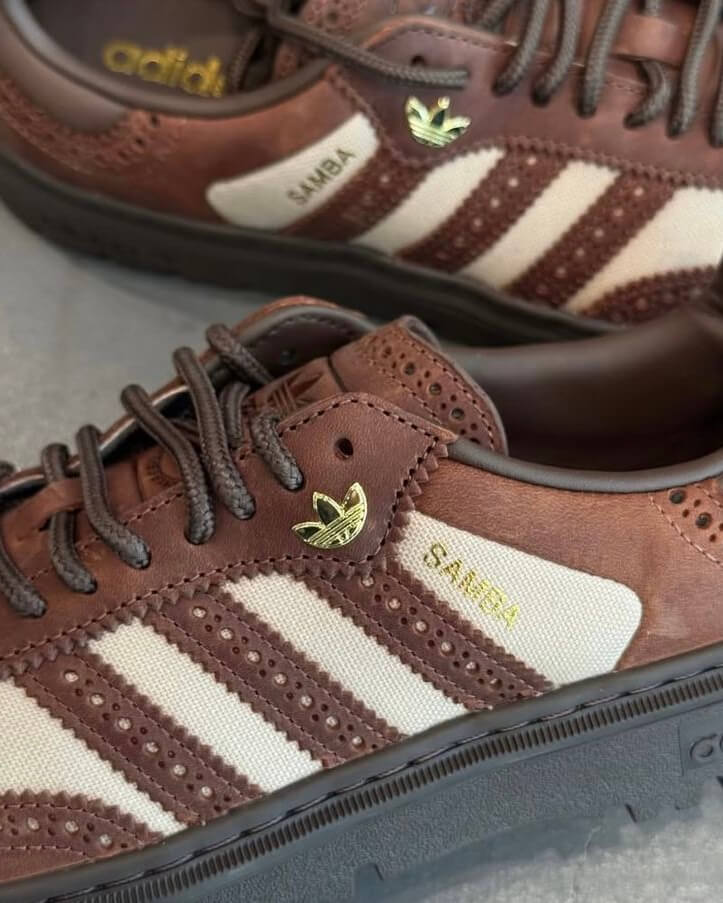 Adidas Samba WTR Brown/Gold (Women's)