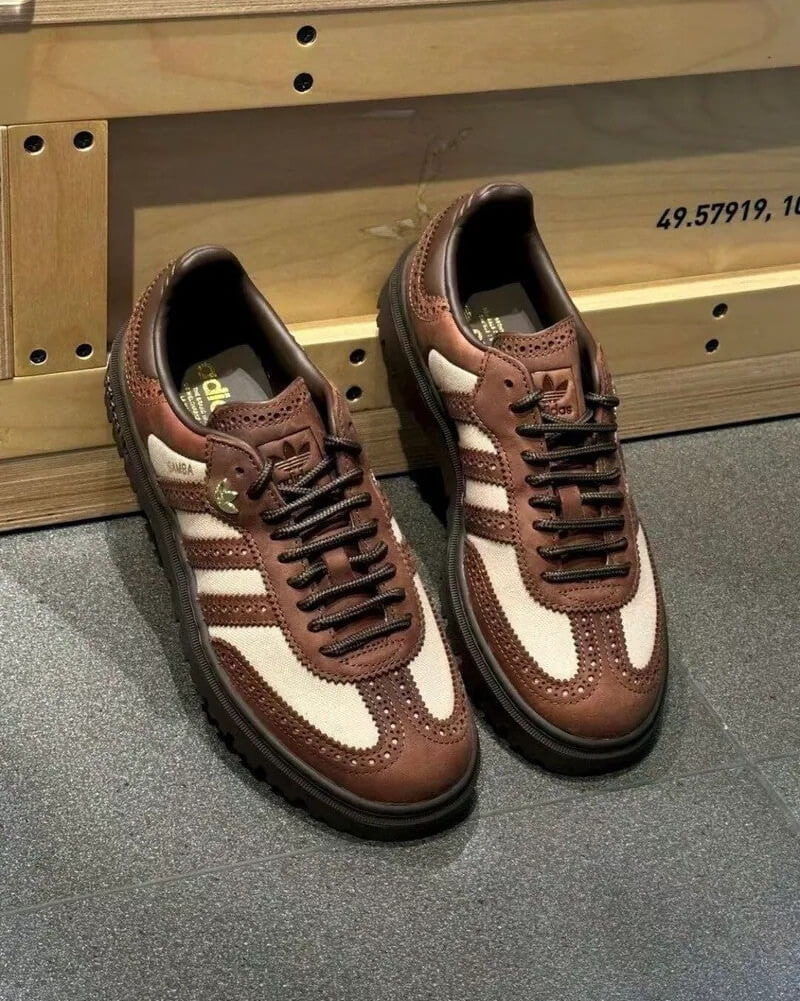 Adidas Samba WTR Brown/Gold (Women's)