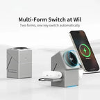 3 - in - 1 Qi2 Wireless Charger for iPhone, AirPods & iWatch - BEIPHONE