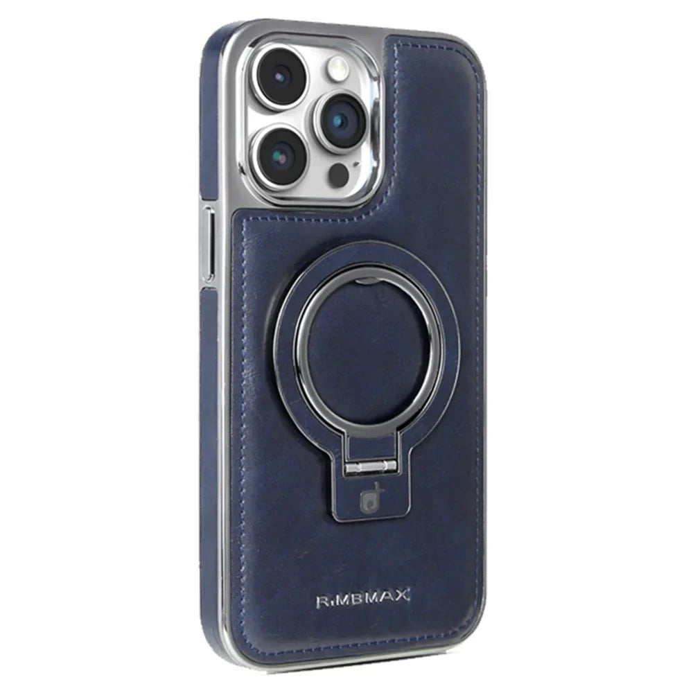 Leather Magnetic Case with Stand For iPhone