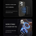 Leather Magnetic Case For iPhone