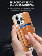 Leather Case with Wallet Stand For iPhone