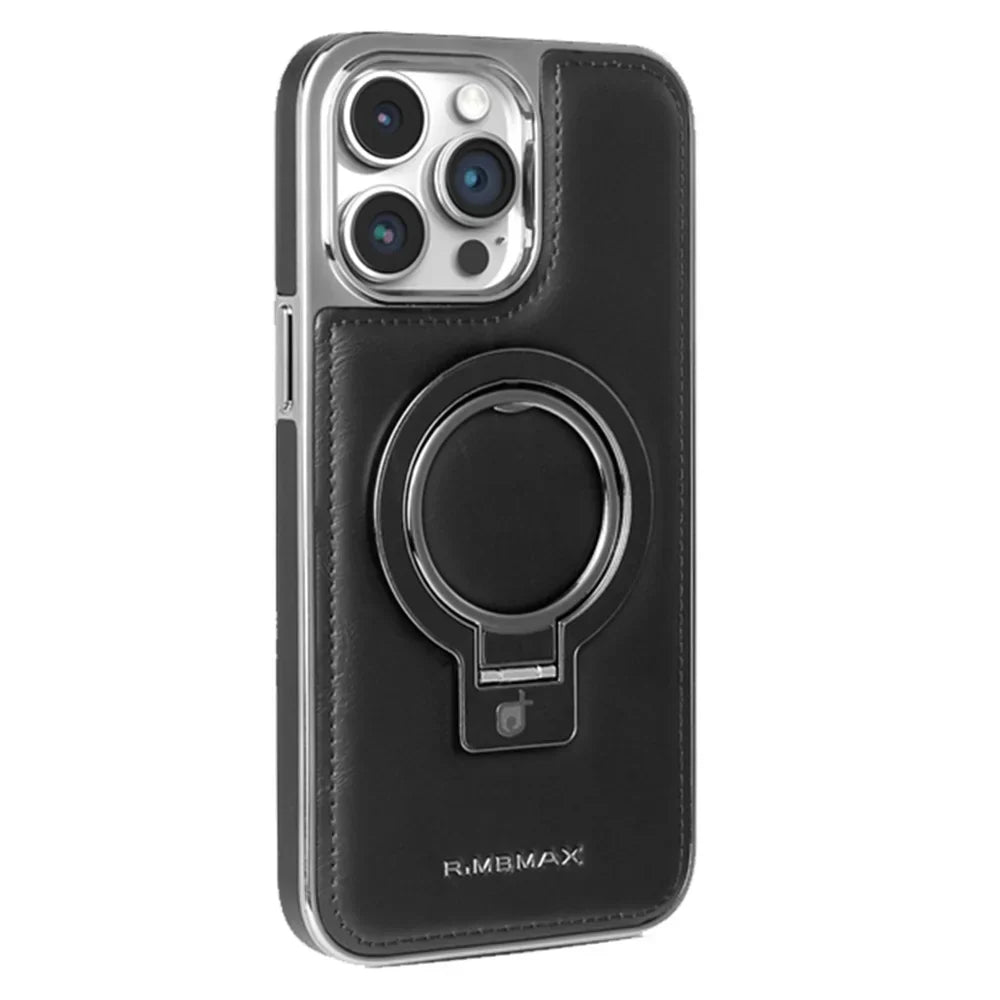 Leather Magnetic Case with Stand For iPhone