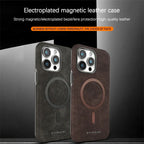 Leather Magnetic Case For iPhone