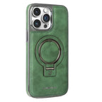Leather Magnetic Case with Stand For iPhone