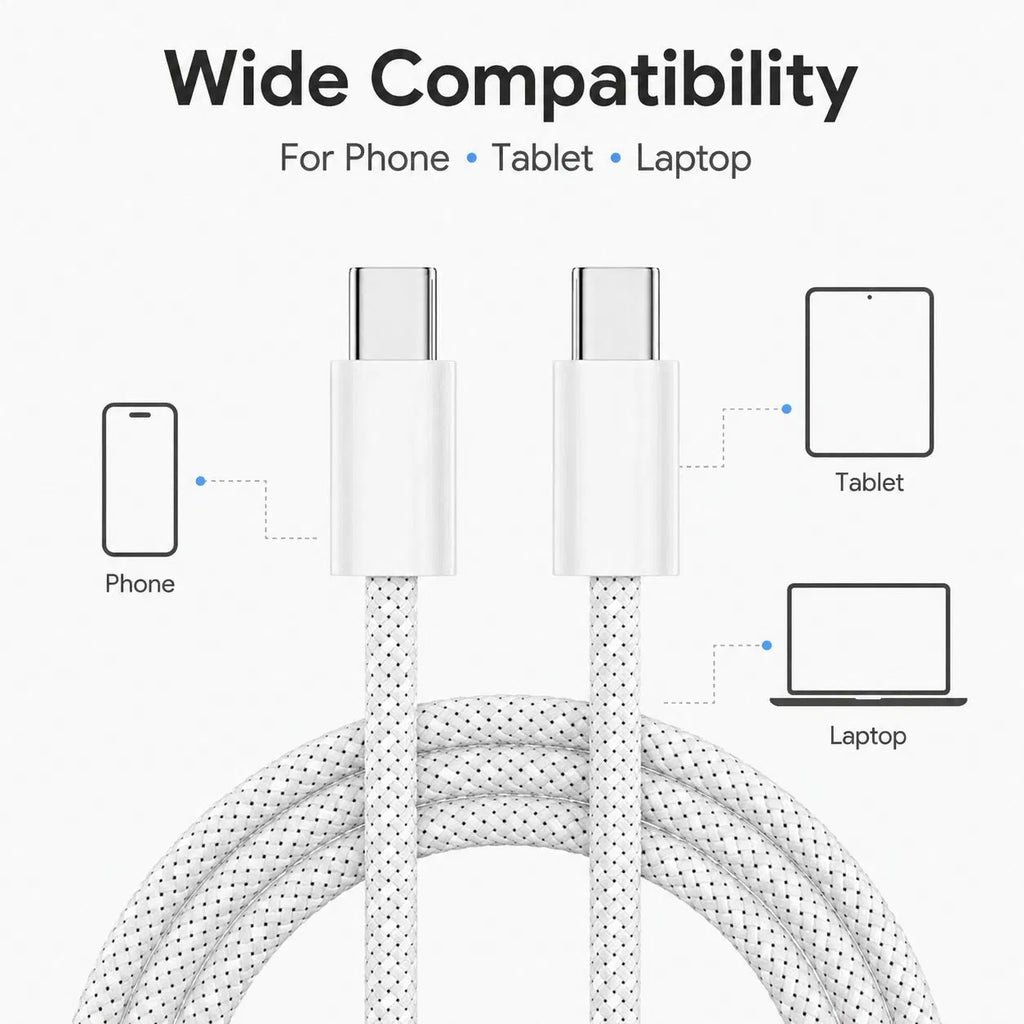 Woven Type C Fast Charging Cable